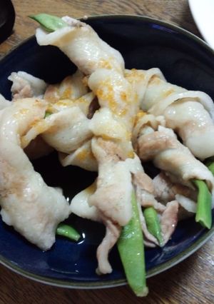 とっても簡単！豚肉の酒蒸し巻-レシピのメイン写真