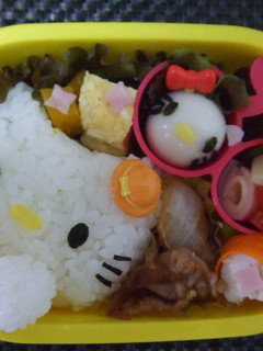 キティちゃんキャラ弁-レシピのメイン写真