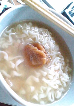 即席！うまうま！梅塩ラーメン！-レシピのメイン写真