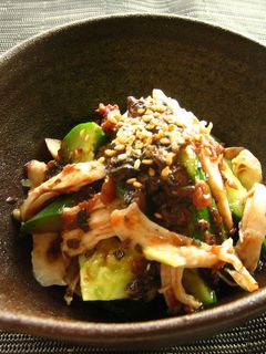きゅうりと鶏ささ身の梅肉和え-レシピのメイン写真