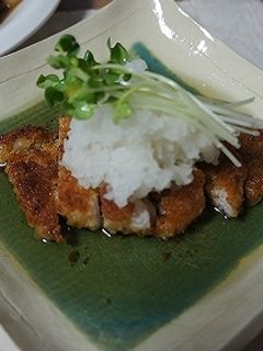 出汁で食べる。さっぱり夏のおろしトンカツ-レシピのメイン写真