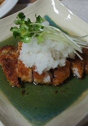 出汁で食べる。さっぱり夏のおろしトンカツ-レシピのメイン写真