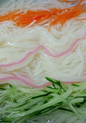 ☆七夕 ひやむぎ☆-レシピのメイン写真