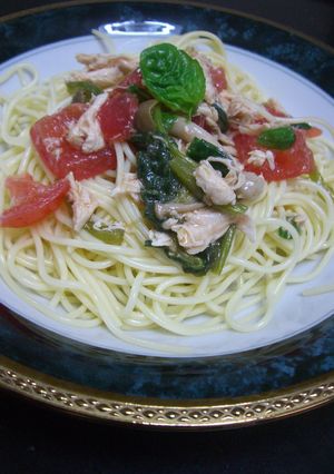 トマトとバジルの冷製パスタ-レシピのメイン写真