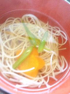 七夕に☆ そうめん入りのすまし汁-レシピのメイン写真