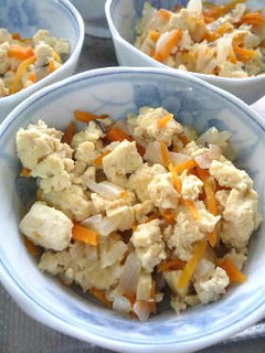 生姜風味の炒り豆腐-レシピのメイン写真