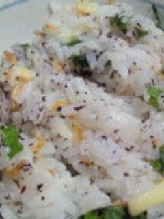 桜海老とゆかりチーズ大葉まぜご飯-レシピのメイン写真