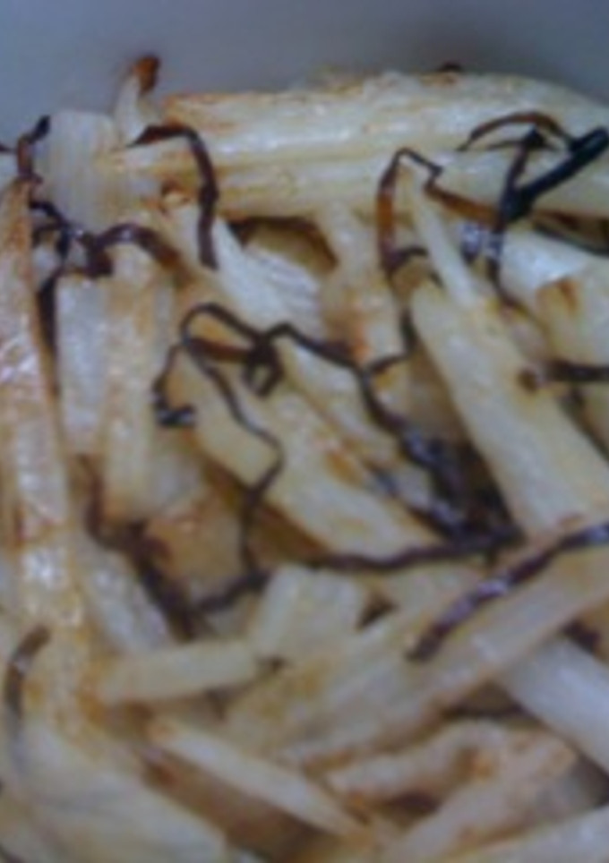 長芋と塩昆布の炒め物-レシピのメイン写真