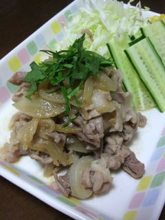 玉ねぎ嫌いの豚の生姜焼き!-レシピのメイン写真