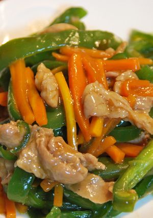 豚肉deチンジャオロース風-レシピのメイン写真