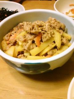 豚こまとじゃがいものみそ炒め-レシピのメイン写真