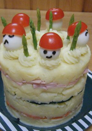 ポテサラdeケーキ-レシピのメイン写真
