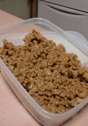 簡単！鶏そぼろ-レシピのメイン写真