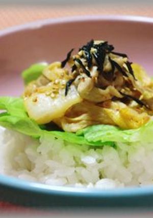 「カフェ風豚キムチ丼」-レシピのメイン写真