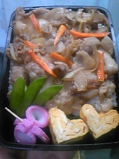 豚丼弁当✿朝からパパッと♪-レシピのメイン写真