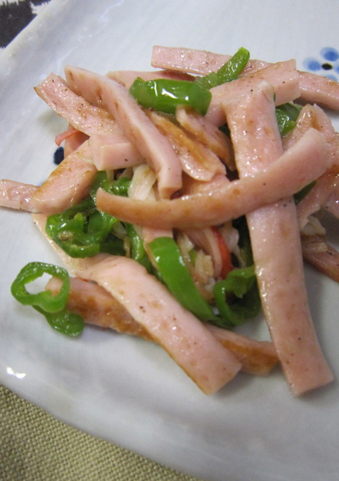 魚肉ソーセージとピーマンの炒め物-レシピのメイン写真