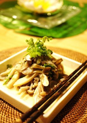 ルクエできのことチキンのヘルシー蒸し-レシピのメイン写真