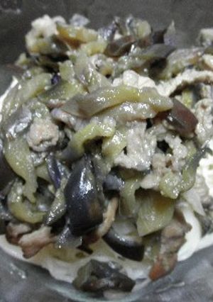 七夕に♪ナスのスタミナ素麺☆-レシピのメイン写真