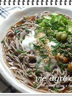 簡単!食欲ススム!とろろ蕎麦-レシピのメイン写真