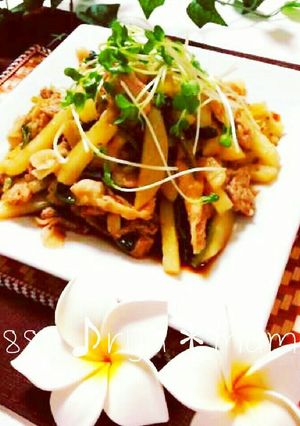 豚肉とポテトのマスタード炒め☆-レシピのメイン写真