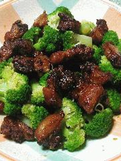 角切豚とブロッコリーの辛子酢醤油-レシピのメイン写真