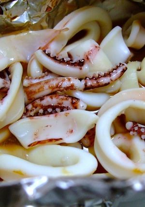 イカのホイル焼き-レシピのメイン写真