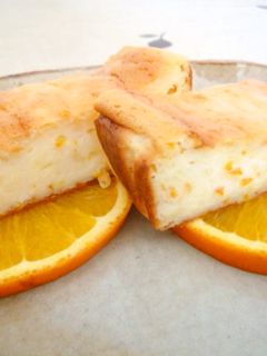 我家流♪オレンジ・ベイクドチーズケーキ-レシピのメイン写真