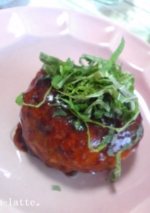 ヘルシー♪照り焼きごぼうバーグ☆-レシピのメイン写真