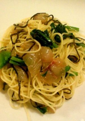 真鯛とほうれん草の冷製パスタ-レシピのメイン写真