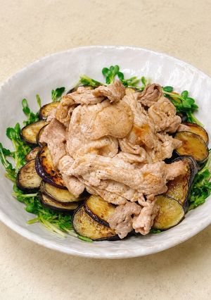 豚肉とナスのさっぱりオイスターだれ-レシピのメイン写真