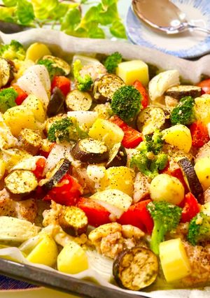 チキンとごろごろ野菜の☆オーブン焼き-レシピのメイン写真