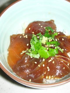 まぐろの漬け丼-レシピのメイン写真