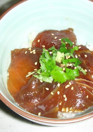 まぐろの漬け丼-レシピのメイン写真