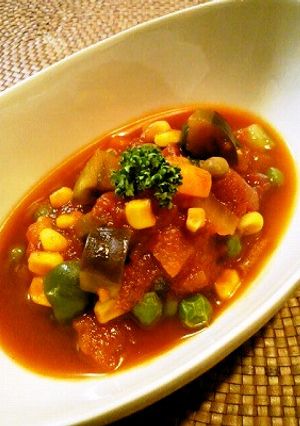 ✿夏野菜で♬簡単ヘルシーラタトイユ✿-レシピのメイン写真