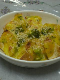 お野菜たっぷりパンでグラタン風-レシピのメイン写真