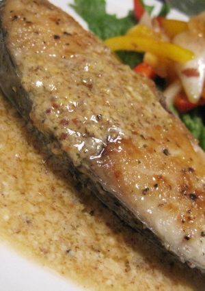 鰆のムニエル マスタードクリームソース-レシピのメイン写真