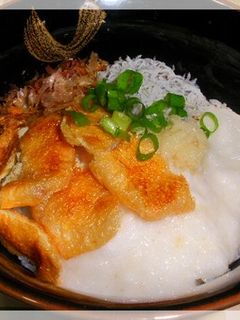 焼き油揚げシラスのせとろろ丼-レシピのメイン写真