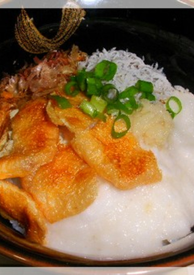 焼き油揚げシラスのせとろろ丼-レシピのメイン写真