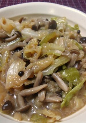お弁当・おかずに　きゃべつの揚げ玉煮-レシピのメイン写真