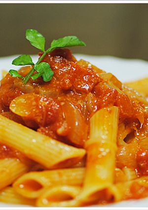 グラニャーノ産ペンネのアマトリチャーナ-レシピのメイン写真