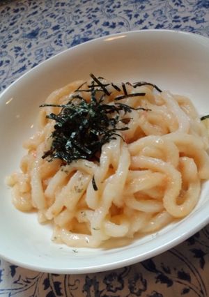 まぜるだけ☆簡単明太子うどん-レシピのメイン写真