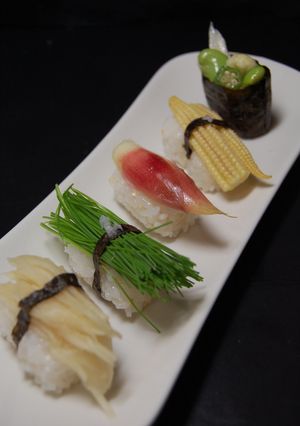 甘酢で簡単♡野菜のにぎり-レシピのメイン写真