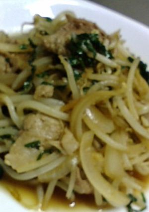 安くて早くて簡単☆もやしと豚肉の生姜炒め-レシピのメイン写真