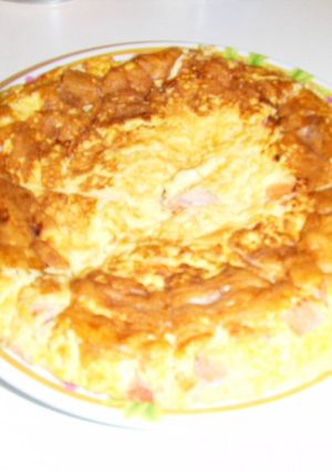 簡単ﾂﾅとﾄﾏﾄのｽﾊﾟﾆｯｼｭｵﾑﾚﾂ-レシピのメイン写真