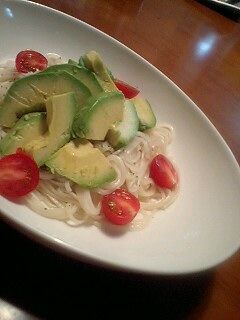 アボカドそうめん-レシピのメイン写真