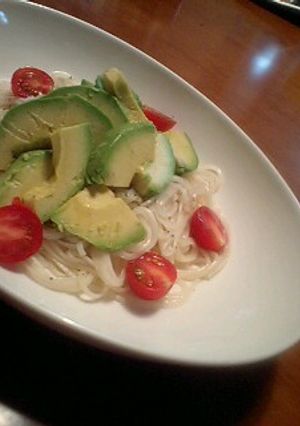 アボカドそうめん-レシピのメイン写真