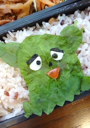 キャラ弁♪　みいつけた！のサボさん-レシピのメイン写真
