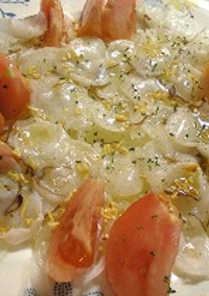 生だこのカルパッチョ-レシピのメイン写真