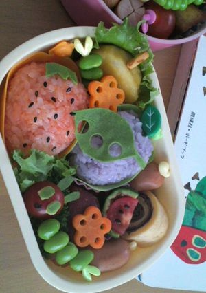 キャラ弁☆はらぺこあおむし-レシピのメイン写真