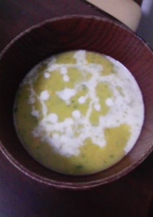 超簡単ミキサーのみ♪冷コーンサラダスープ-レシピのメイン写真